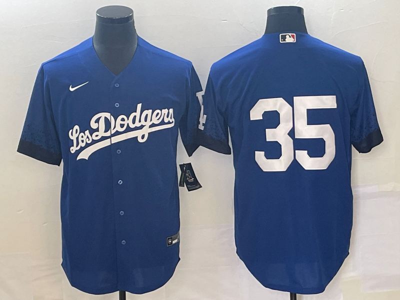 Men's Los Angeles Dodgers Cody Bellinger #35 Royal City Connect Jersey